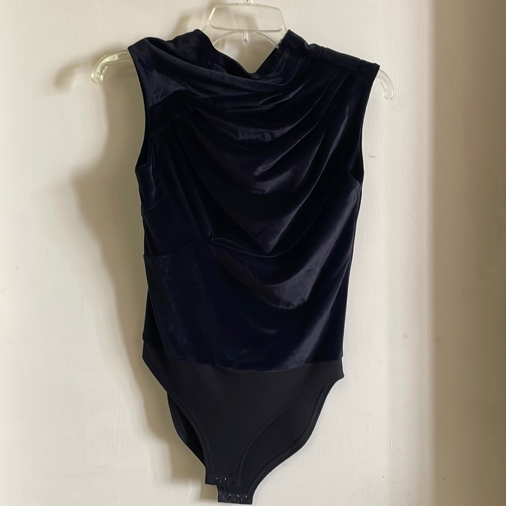 NWOT RtA velvet bodysuit XS